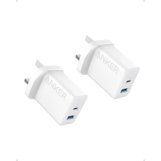 Anker Wall Charger 2 Ports (20W) (White)