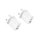 Anker Wall Charger 2 Ports (20W) (White)