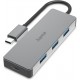 Hama USB-C Hub, 4 Ports, USB 3.2 Gen 2, 10 Gbit/s Aluminum (Model : 200105)