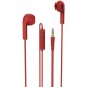 Hama "Advance" In-Ear Headphones with Earbuds (Red) (Model : 184040)