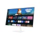 Samsung 27" M50D Smart Screen for Multi Device Experience (White)