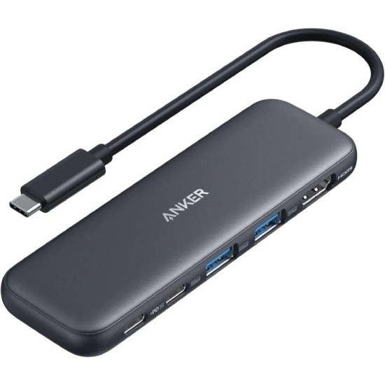 Anker Powerexpand+ 332 Usb-C Hub 5-In-1 (Black)