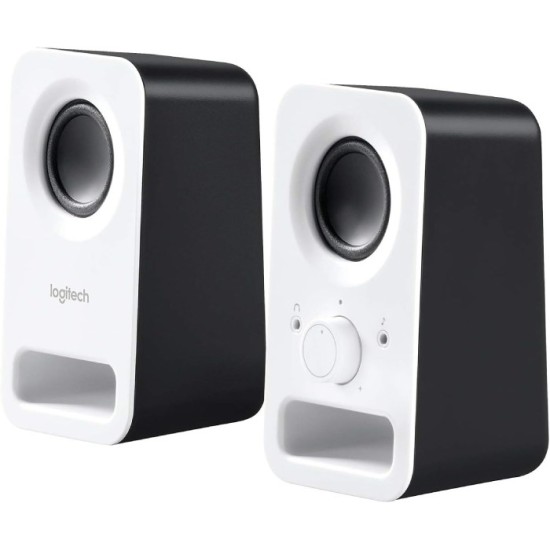 Logitech Z150 Compact Stereo Speakers (Snow White)