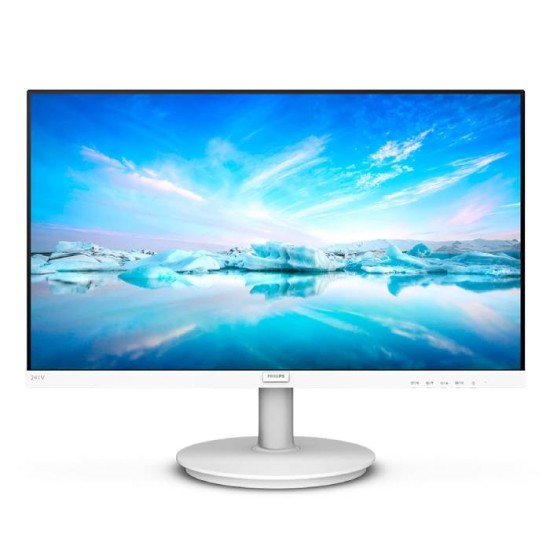 Philips 241V8/89 23.8 inch" IPS Panel Smart LCD Monitor (White)