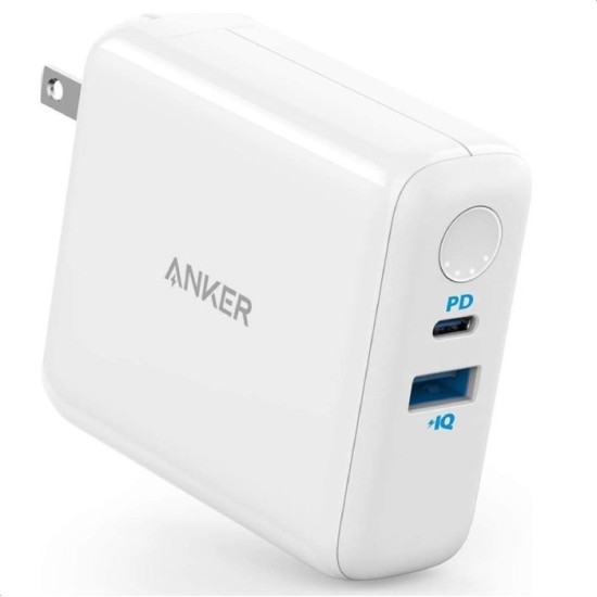 Anker Powercore III Fusion 5000 Powerbank + Charger (White)