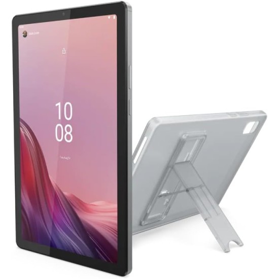 Lenovo Tab M9 TB310XU, MediaTek Helio G80, 3GB RAM, 32GB Storage, Arm Mali-G52, 9 inch" HD IPS Display (4G LTE + Clear Case) (Model : Tab M9)