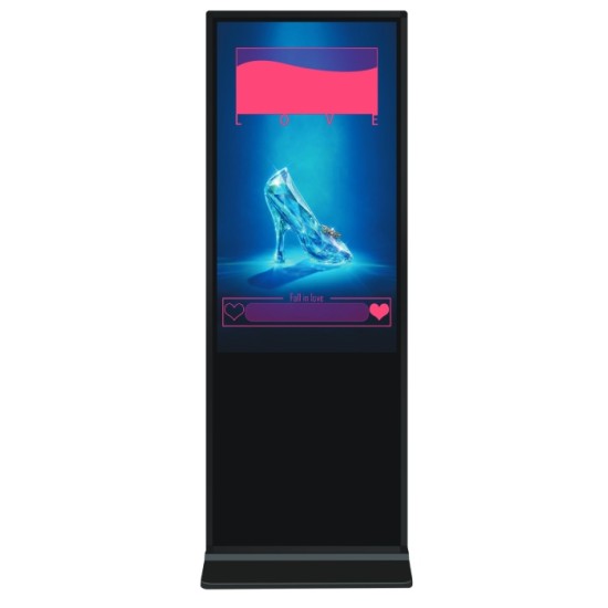 75 inch" Floor Standing Super Slim IR Touch Screen All in One