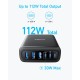 Anker Charger 112W 6 Ports USB C Charger