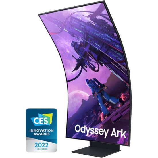 Samsung 55" UHD gaming screen with 1000R curvature