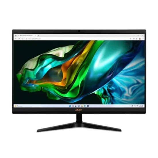 Acer Aspire C 24 All-in-One | Intel® Core™ i3 / 12th Gen | 4GB RAM | 256GB SSD | DOS | 23.8 inch" FHD Display | Black | (Model : C24)