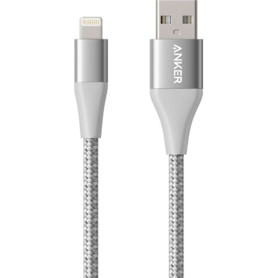 Anker Powerline+ II Lightning Cable (6FT) (Silver) 