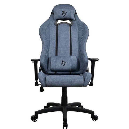 Arozzi Torretta Premium Soft Fabric Ergonomic Computer Gaming Chair (Dark Grey)