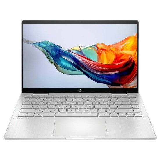 HP Pavilion x360 2-in-1 Laptop 14-EK200, Intel® Core™ 7 150U, 16GB RAM, 1TB SSD, Windows 11 Home, 14 inch" FHD Display, Silver Pen, Backlit Eng/Keyboard