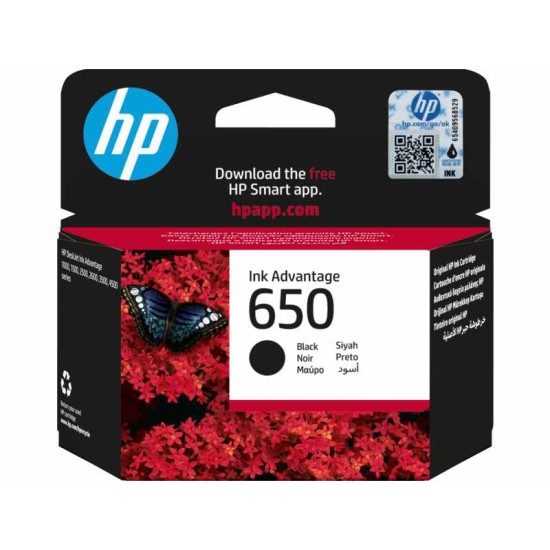 HP Cartridge 650 Black 