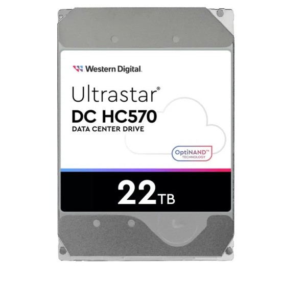 WD Ultrastar HC570 SATA Enterprise Hard Drive 22TB