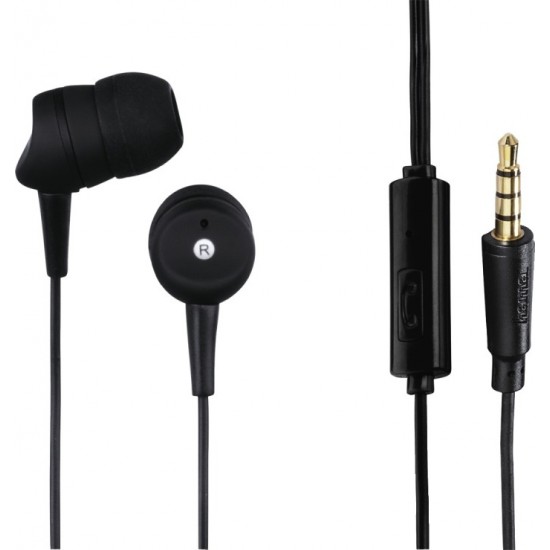 Hama "Stereo" in-Ear Hadphone (Black) (Model : 184041)