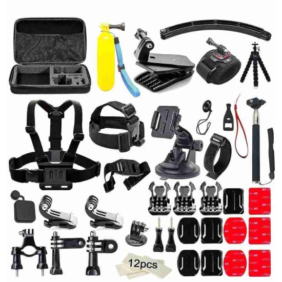 Powerpak 50-in-1 Gopro Action Camera Accessories Kit