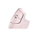 Logitech Lift Vertical Ergonomic Mouse (Dark Rose)