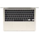 MacBook Air/ 13-inch display/ M3 chip with 8‑core CPU/ 8‑core GPU/ 256GB SSD/ Starlight 