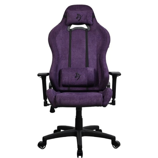 Arozzi Torretta Premium Soft Fabric Ergonomic Computer Gaming Chair (Purple)
