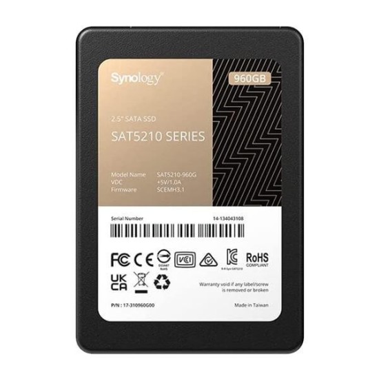 Synology SAT5210 - 960GB 2.5 Enterprise SATA SSD (Pre-Order)