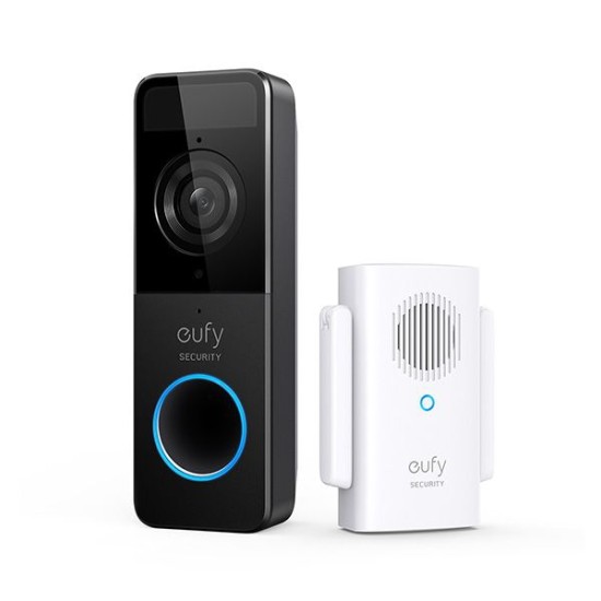 EUFY Video Doorbell Slim Wireless 1080P With Mini Repeater