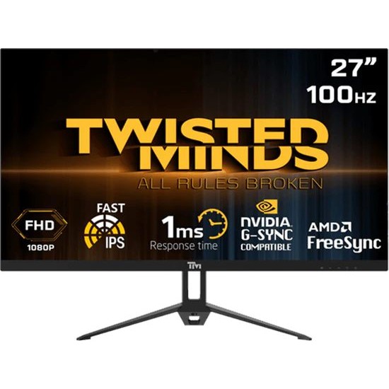 Twisted Minds 27 inch" ,FHD ,100 HZ ,IPS ,1ms Gaming Monitor