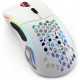 Glorious Model D Wireless Gaming Mouse White Ergonomic Mouse Honeycomb (Matte White)