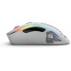 Glorious Model D Wireless Gaming Mouse White Ergonomic Mouse Honeycomb (Matte White)