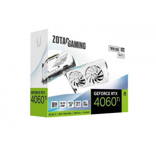 Zotac Gaming GeForce RTX 4060 Ti 8GB Twin Edge OC White Edition