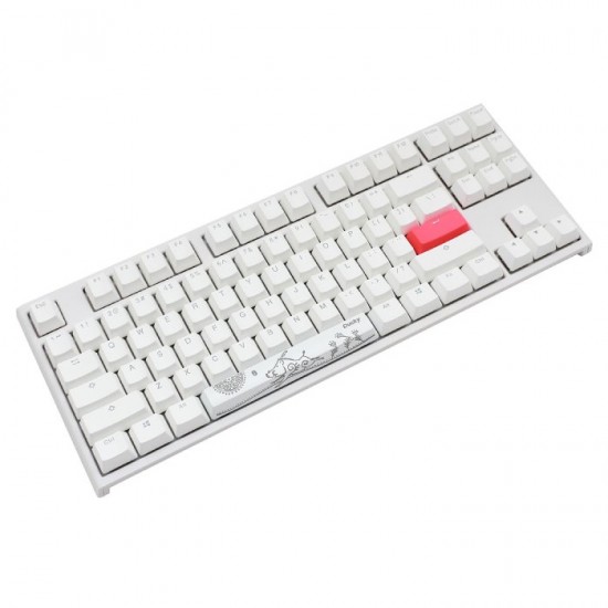 Ducky Channel One 2 TKL RGB Cherry Red White Switch Keyboard