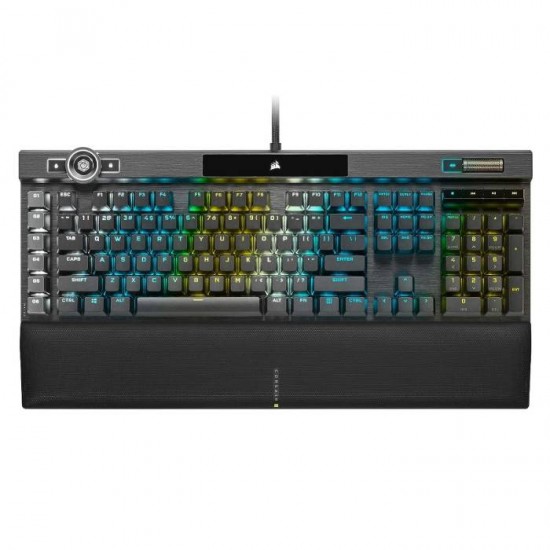 Corsair K100 RGB Optical-Mechanical USB Gaming Keyboard with OPX RGB Optical-Mechanical Key Switches