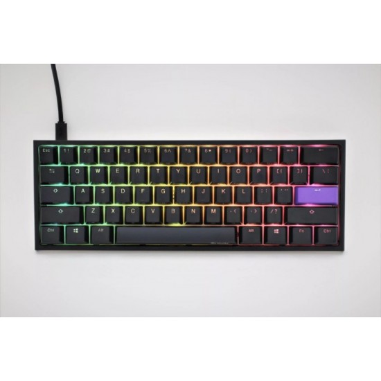 Ducky One 2 Mini Blue Cherry Double Shot RGB Gaming Keyboard 