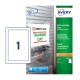 Avery 10-Sheet Self-Laminating Signs White 