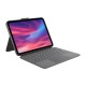 Logitech Keyboard Combo Touch Case for Ipad 10th Gen Oxford Grey 