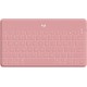 Logitech Keys-to-Go Ultra Portable Bluetooth Keyboard for Ipad (Blush Pink)