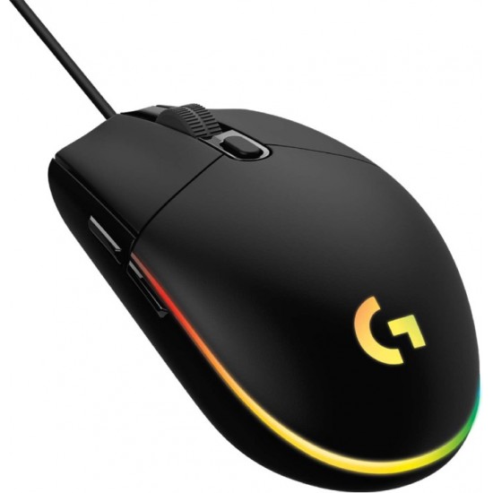 Logitech Lightsync Gaming Mouse Wired Black (G203)