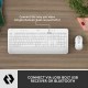 Logitech Signature Wireless Keyboard & Mouse Combo for Business Off White (MK650)
