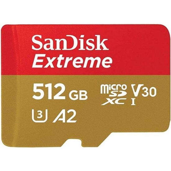 SanDisk Micro SD Extreme 512GB, 160MB/S