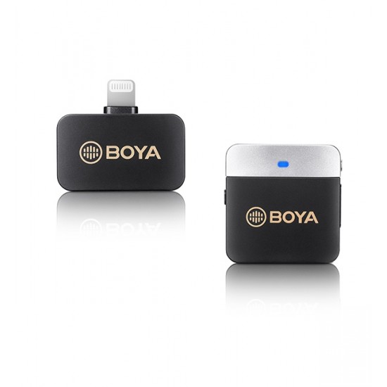 BOYA BY-M1V5 2.4GHZ DUAL-CHANNEL WIRELESS MICROPHONE SYSTEM