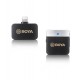 BOYA BY-M1V5 2.4GHZ DUAL-CHANNEL WIRELESS MICROPHONE SYSTEM