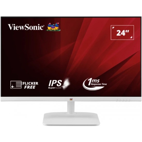 ViewSonic VA2432-H-W 24 inch" 1080p IPS Monitor with Frameless Design