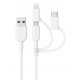 Anker Powerline II USB A To 3 In 1 Charging Cable Black 4.8, Part Number: AN.A8436H12.BK