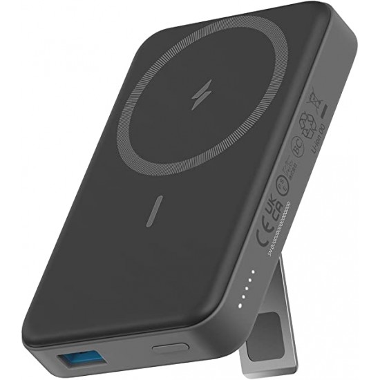 ANKER 633 MagGo Magnetic 10000mAh Power Bank with Built-In Stand (Black)