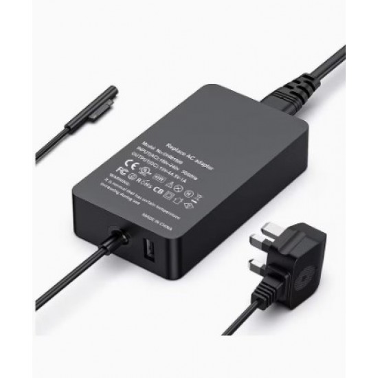  Laptop Charger 65W Power Supply Adapter - Microsoft Surface Pro