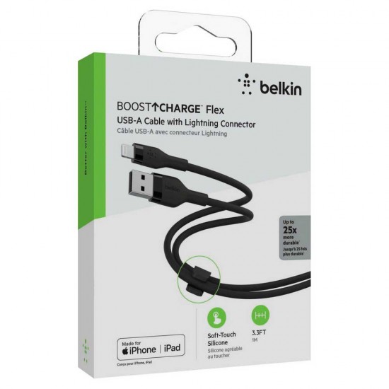 Belkin USB A Cable with Lightning Connector -1M