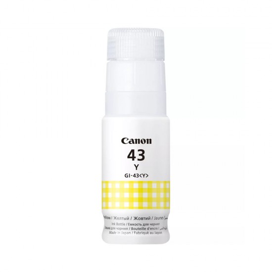 Canon GI-43  Ink Bottle, Yellow-60 ML