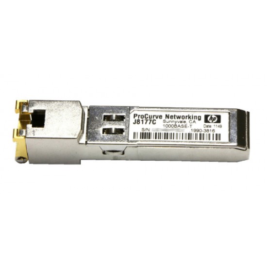 HP J8177C HPE Procurve Gigabit 1000Base-T mini-GBIC Transceiver