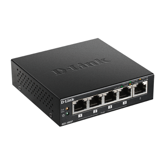 D-Link 5 Port POE Switch DGS1005P