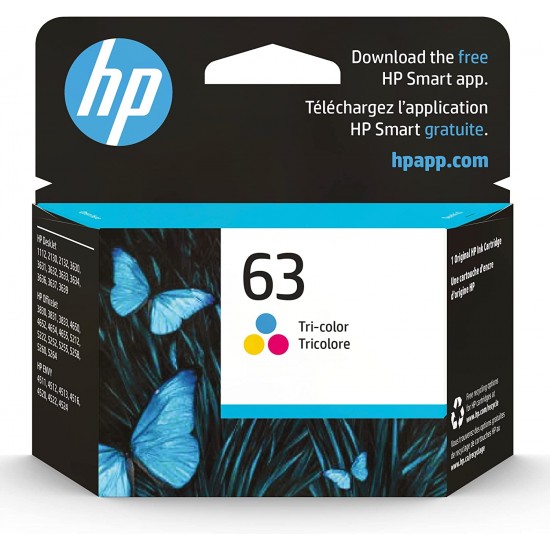HP Cartridge 63 Tri-color - F6U61A